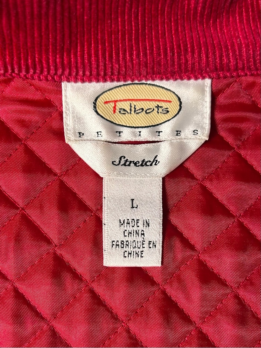 Talbots Petites Red Quilted
Jacket LP - Picture 14 of 15
